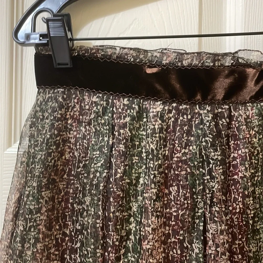 Elie Tahari Raven silk skirt size 4 - Picture 3 of 9